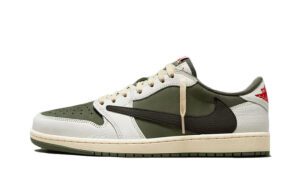 JORDAN 1 LOW TRAVIS SCOTT MEDIUM OLIVE