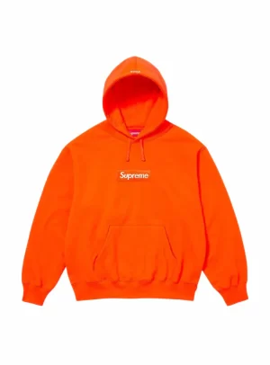 SUPREME BOX LOGO HOODED ORANGE FW24