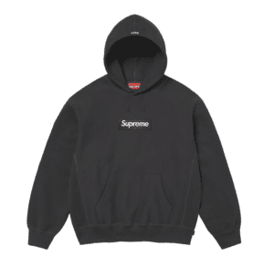 SUPREME BOX LOGO HOODED BLACK FW24