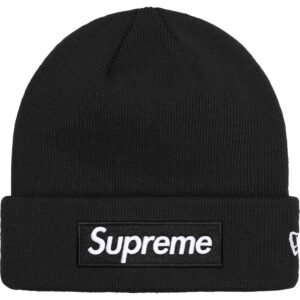 SUPREME NEW ERA BOX LOGO BEANIE BLACK