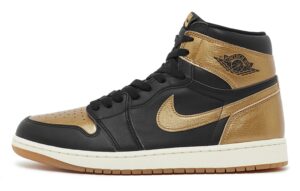 JORDAN 1 HIGH BLACK METALLIC GOLD