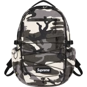 SUPREME LOGO BACKPACK SNOW CAMO