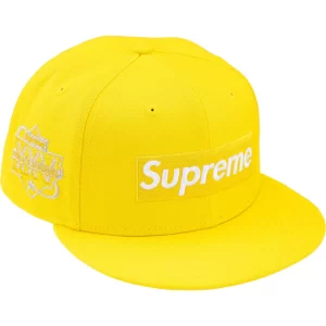 SUPREME NEW ERA BOX LOGO HAT YELLOW