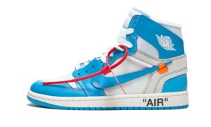 JORDAN 1 HIGH OFF WHITE UNIVERSITY BLUE UNC
