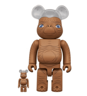 BEARBRICK 100% 400% E.T.