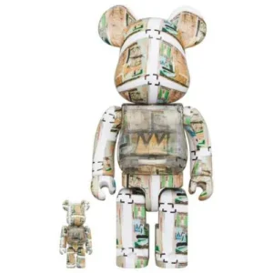 BEARBRICK 100% 400% JEAN-MICHEL BASQUIAT KING PLEASURE