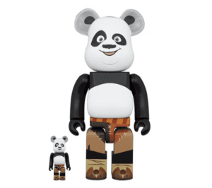 BEARBRICK 100% 400% KUNG FU PANDA PO