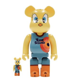 BEARBRICK 100% 400% SPACE JAM 2 TWEETY