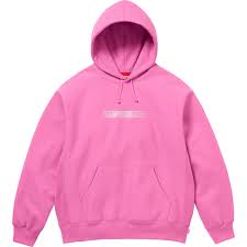 SWAROVSKI MOTION LOGO HOODED SWEATSHIRT PINK