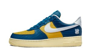 AIR FORCE 1 UNDEFEATED 5 ON IT BLUE YELLOW CROC
