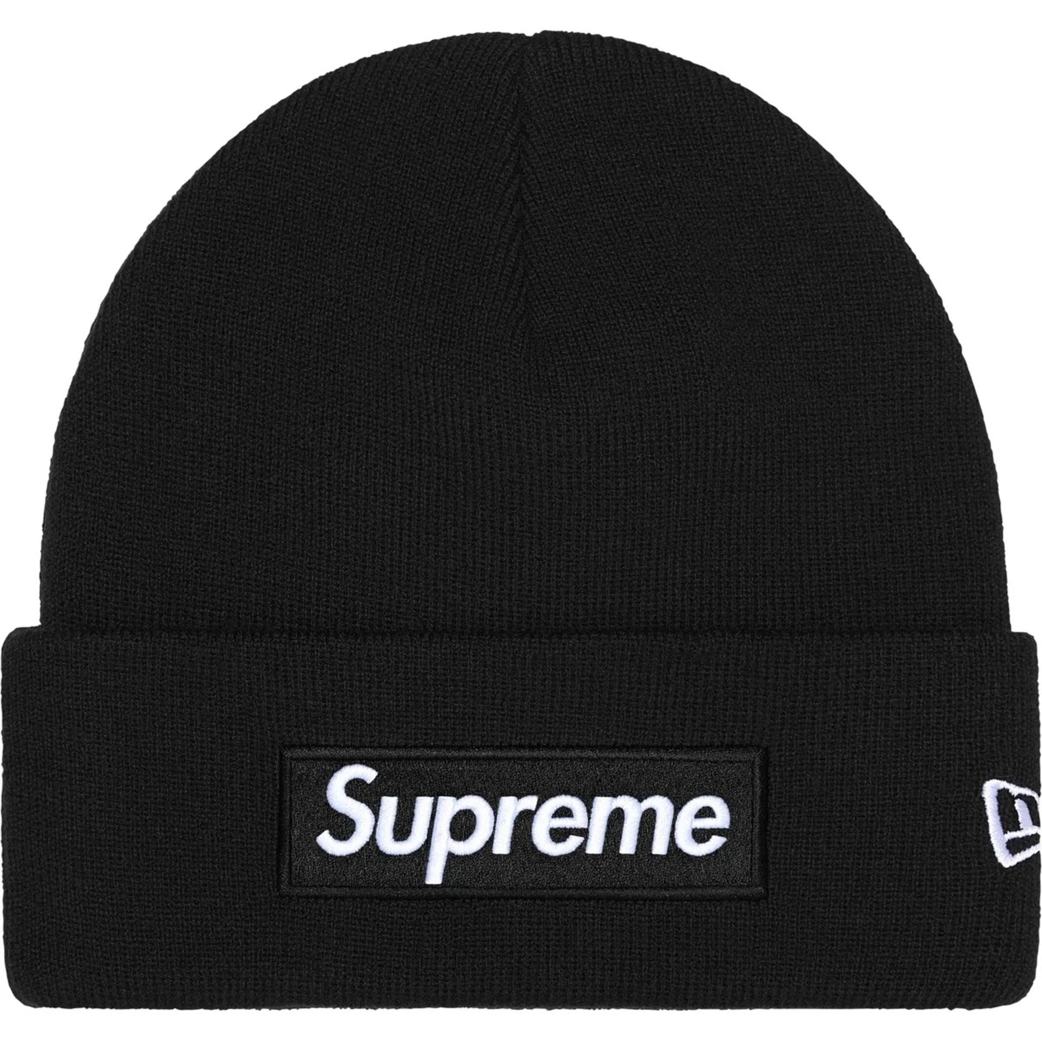 NEW ERA BOX LOGO BEANIE BLACK (FW25)