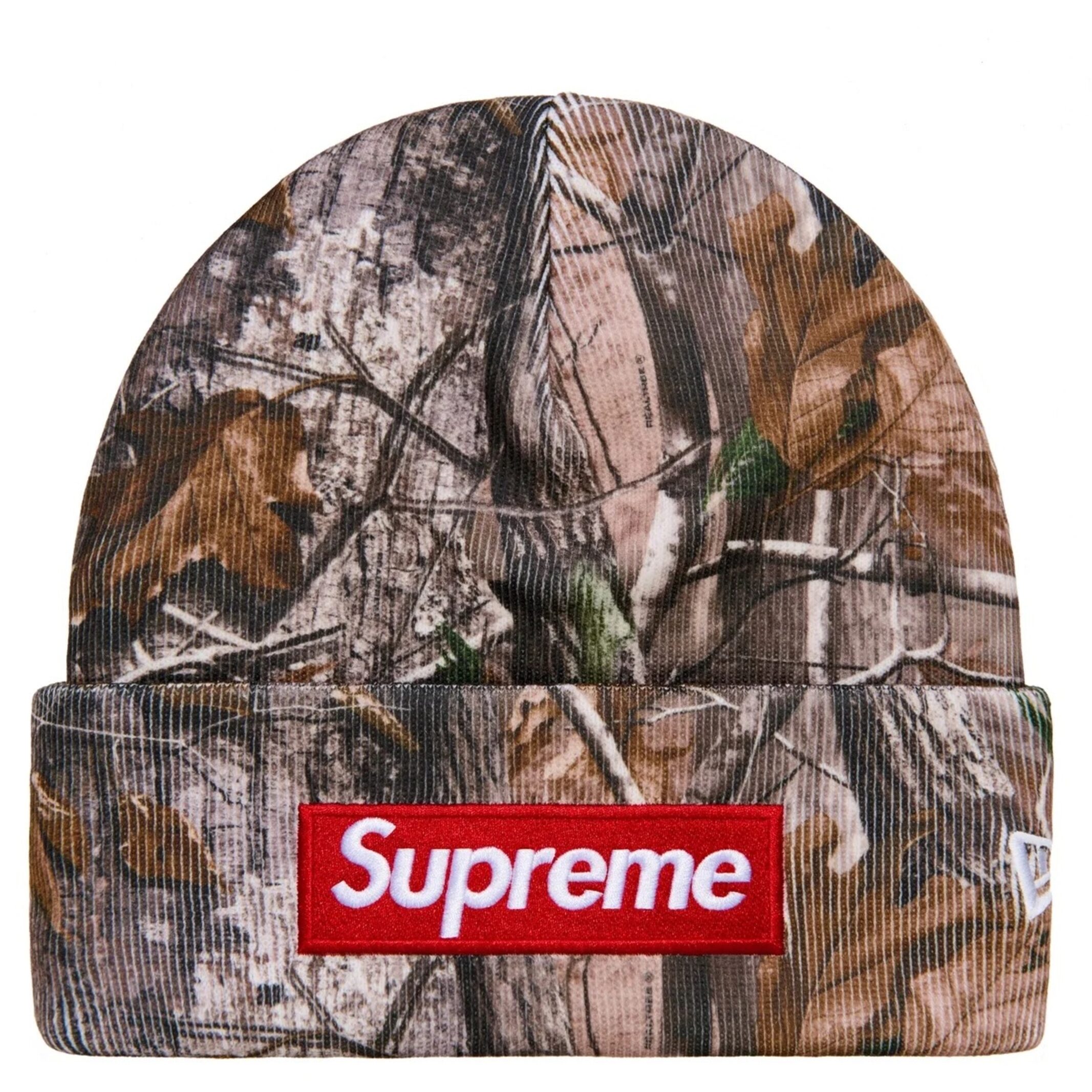NEW ERA BOX LOGO BEANIE REAL TREE CAMO (FW25)