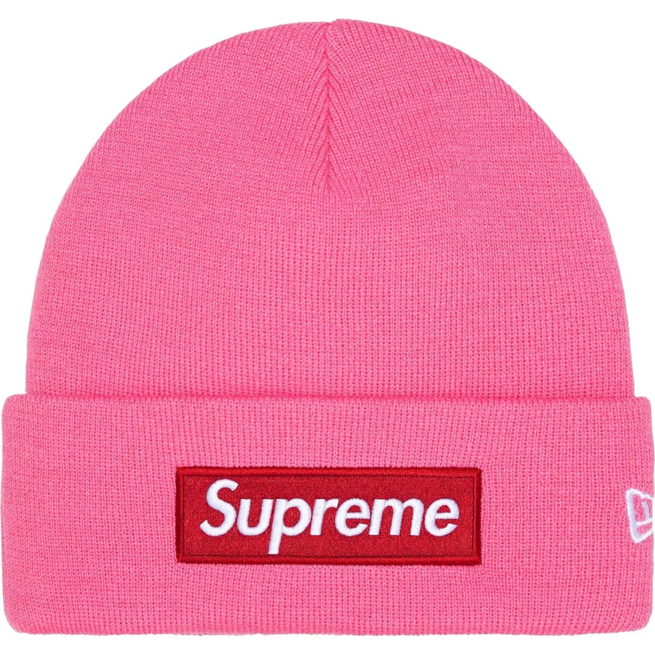 NEW ERA BOX LOGO BEANIE MAGENTA (FW25)