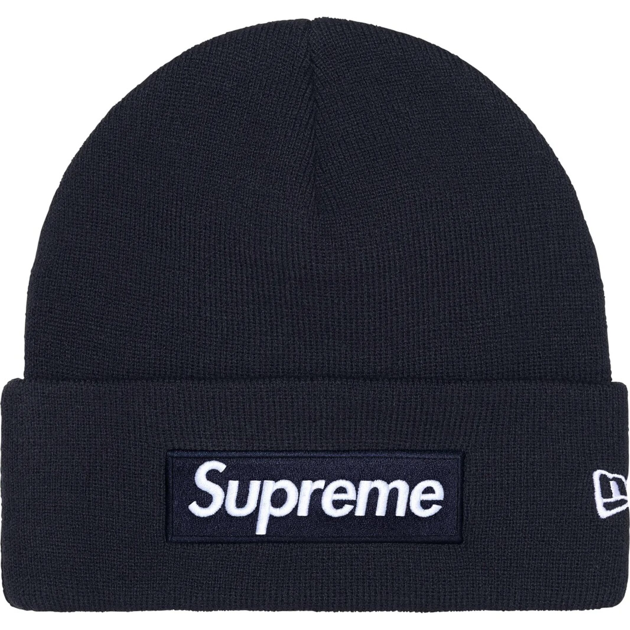 NEW ERA BOX LOGO BEANIE NAVY (FW25)