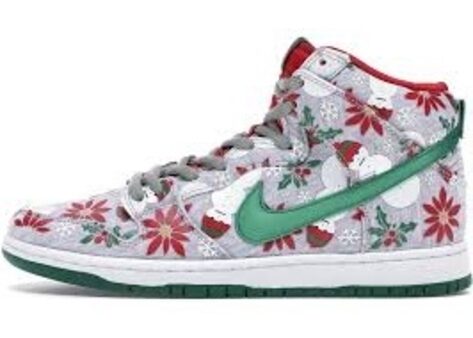 DUNK SB HIGH CONCEPTS UGLY CHRISTMAS SWEATER GREY