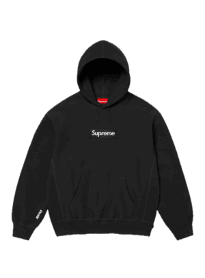 SUPREME BOX LOGO HOODED SWEATSHIRT BLACK (FW25)