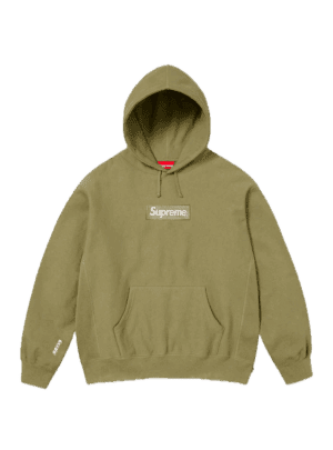 SUPREME BOX LOGO HOODED SWEATSHIRT LIGHT OLIVE (FW25)