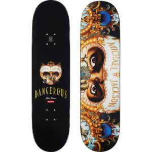 SUPREME MICHAEL JACKSON DANGEROUS SKATEBOARD DECK