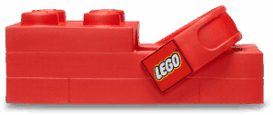 CROCS BRICK CLOG LEGO RED