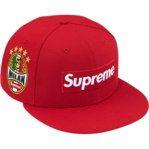 SUPREME HAT SHOP BOX LOGO NEW ERA RED