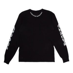 CHROME HEARTS NECK LOGO LONG SLEEVE T-SHIRT