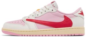 JORDAN 1 LOW TRAVIS SCOTT SAIL TROPICAL PINK