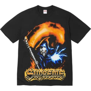 SUPREME GRIM REAPER TEE BLACK