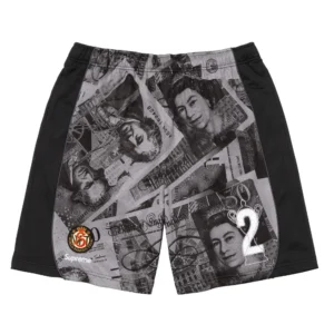 SUPREME POUNDS SOCCER SHORT BLACK