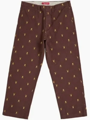 SUPREME PLAYBOY CHINO PANT BROWN
