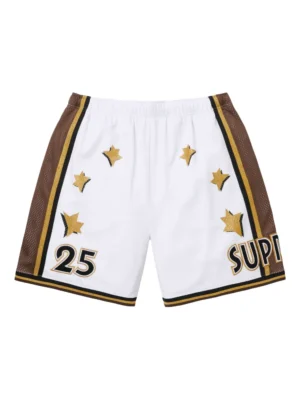 SUPREME ALL STARS BASKETBALL SHORTS (SS25) WHITE