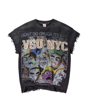 VALE FOREVER NO DRUGS TANK BLACK